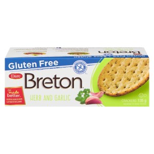 Breton Gluten-Free Herb & Garlic Crackers