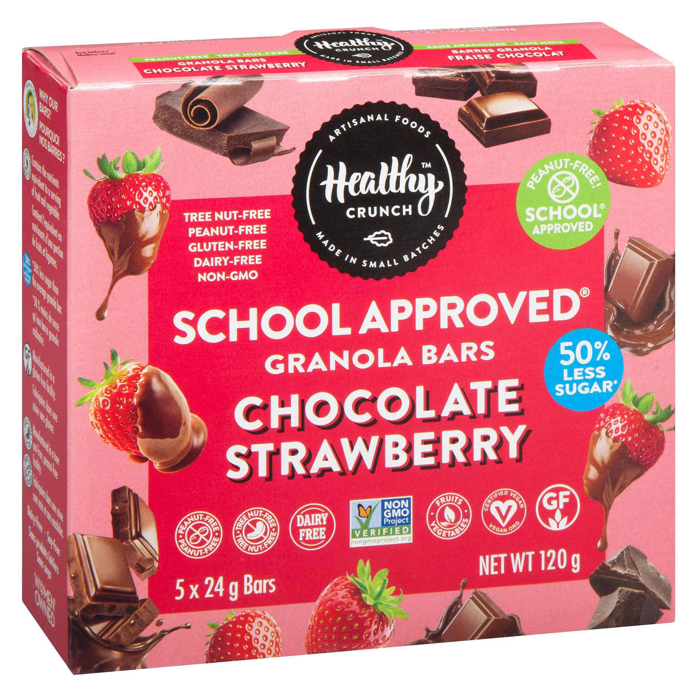 Healthy Crunch Chocolate Strawberry School Approved® Granola Bars - Image 5