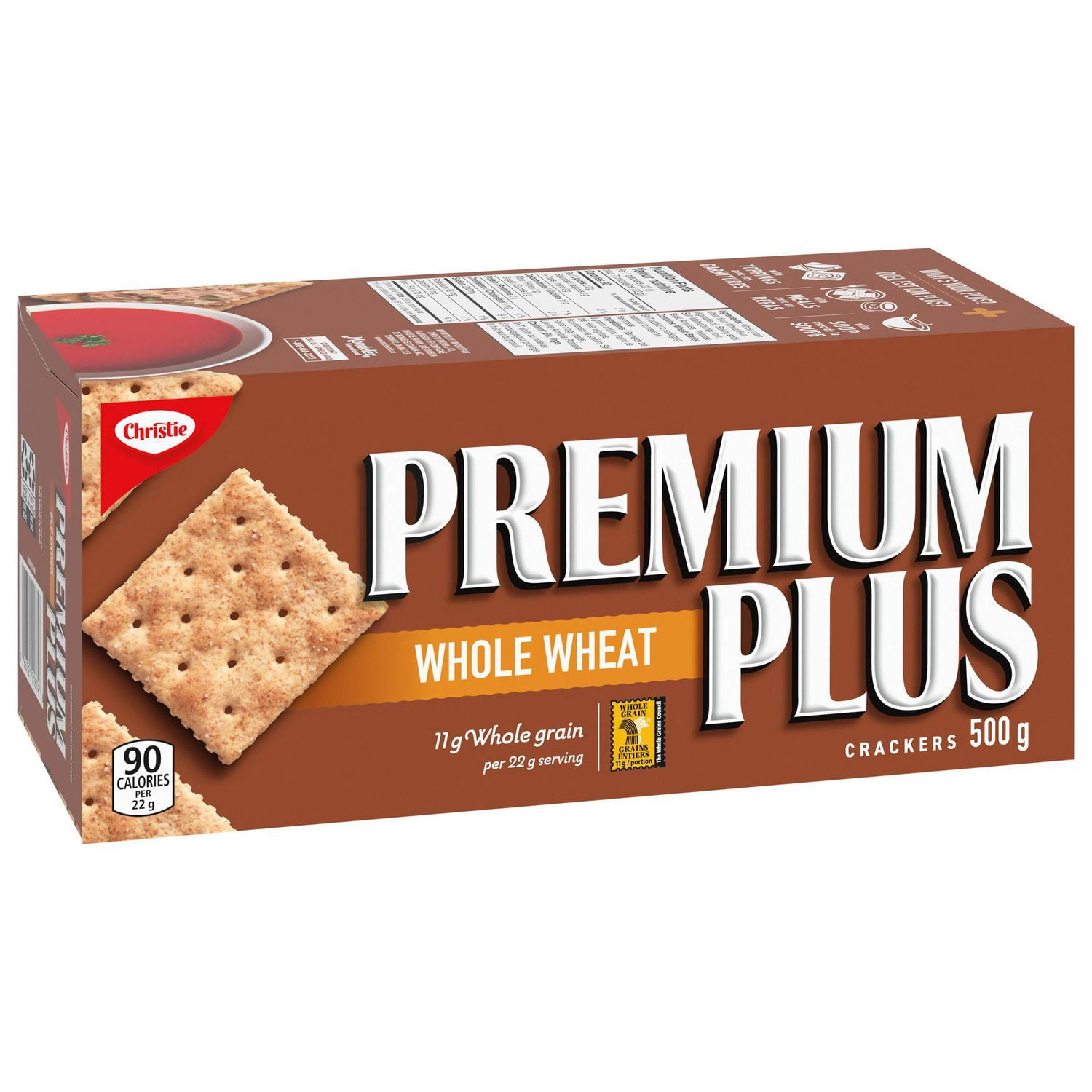 Premium Plus Whole Wheat Crackers 500g - Image 2