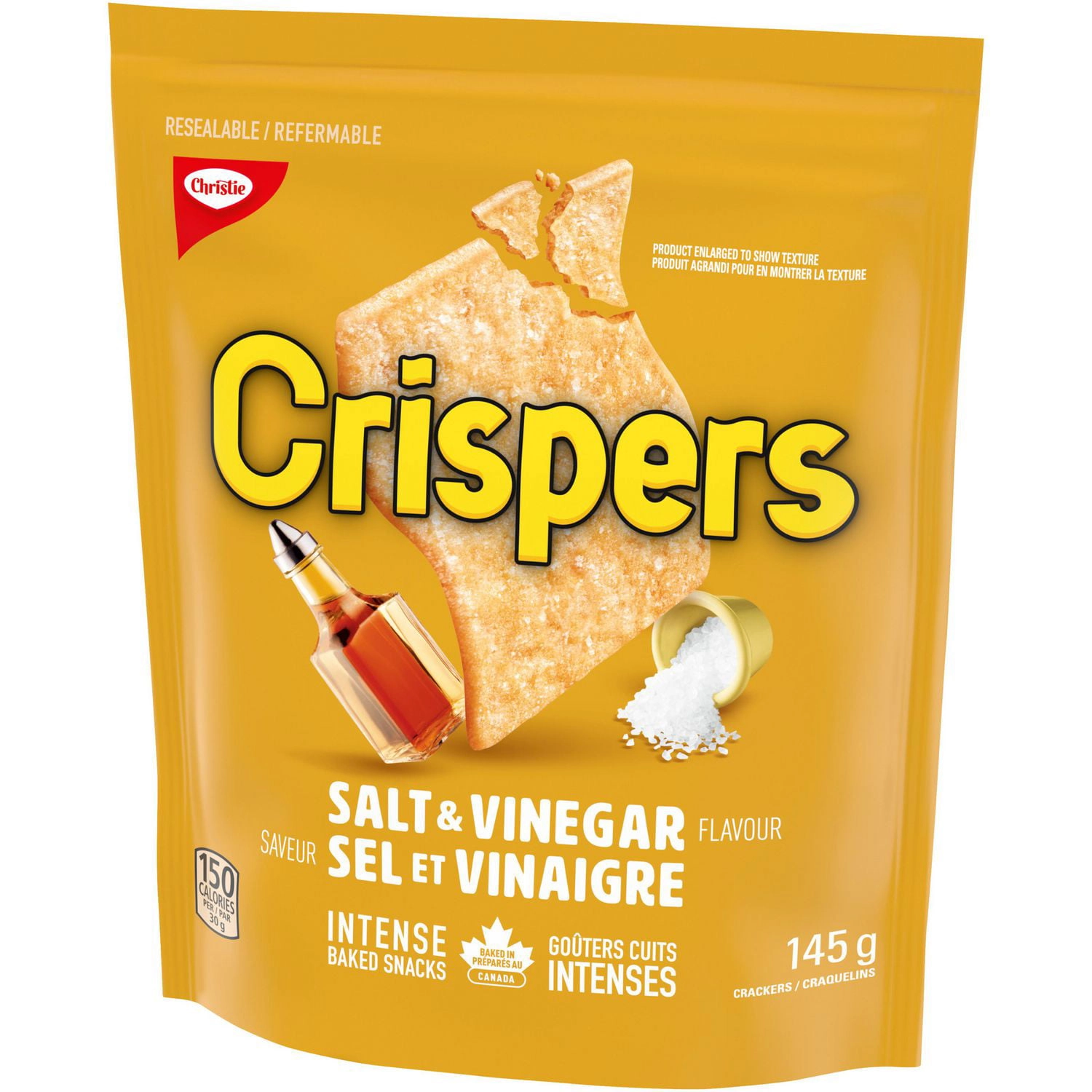 Christie Crispers Salt & Vinegar Cracker Snacks, 145g - Image 7