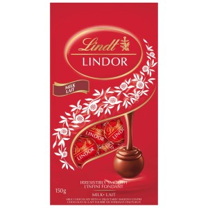 LINDOR Milk Chocolate Truffles, 150-Gram Bag