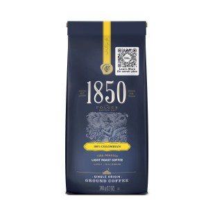 1850 100% Colombian Roast & Ground Coffee Light Roast 340g