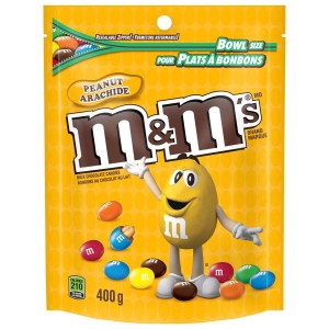 M&M's Peanut Milk Chocolate Candies, Sharing Bag, 400g