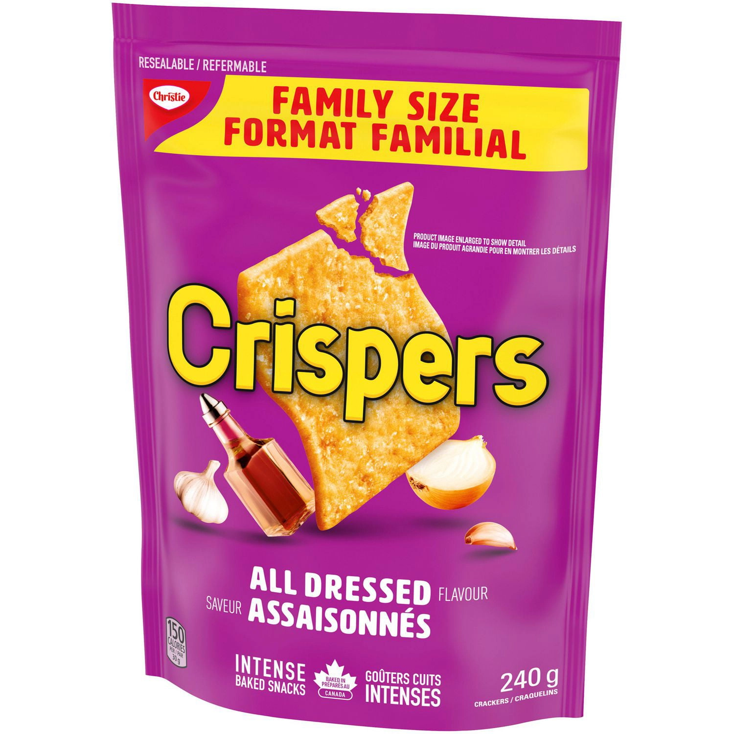 Christie Crispers All Dressed Flavour Family Size Salty Snacks 240g - Image 4