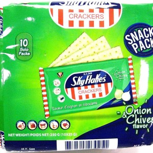 M.Y. San Skyflakes Crackers Onion & Chives Flavor 250g