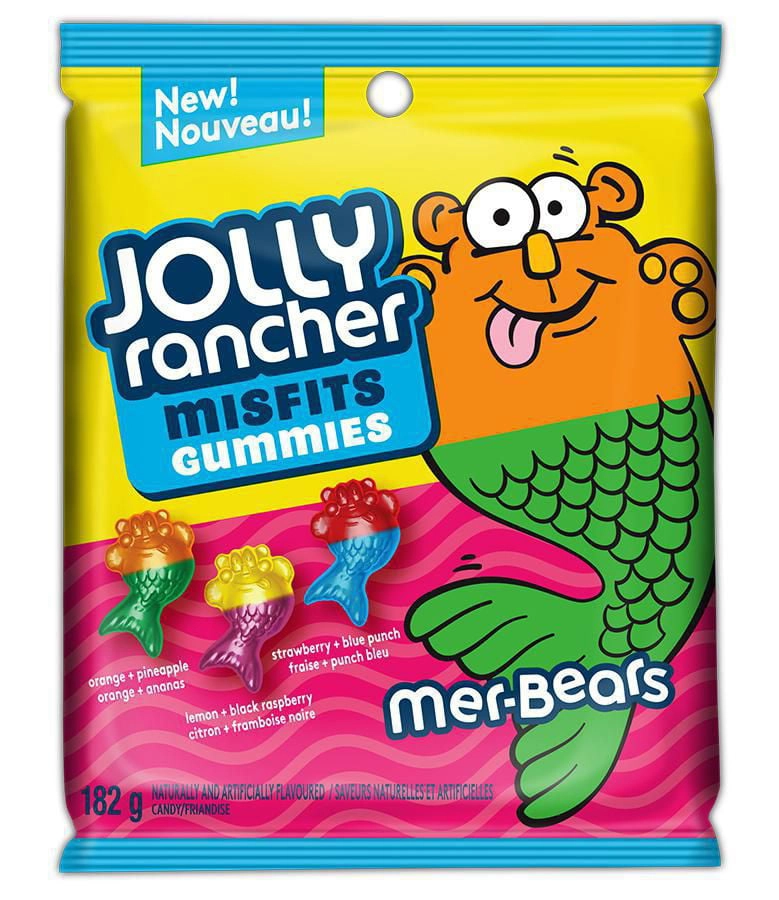 JOLLY RANCHER MISFITS GUMMIES MER-BEARS Candy 182g