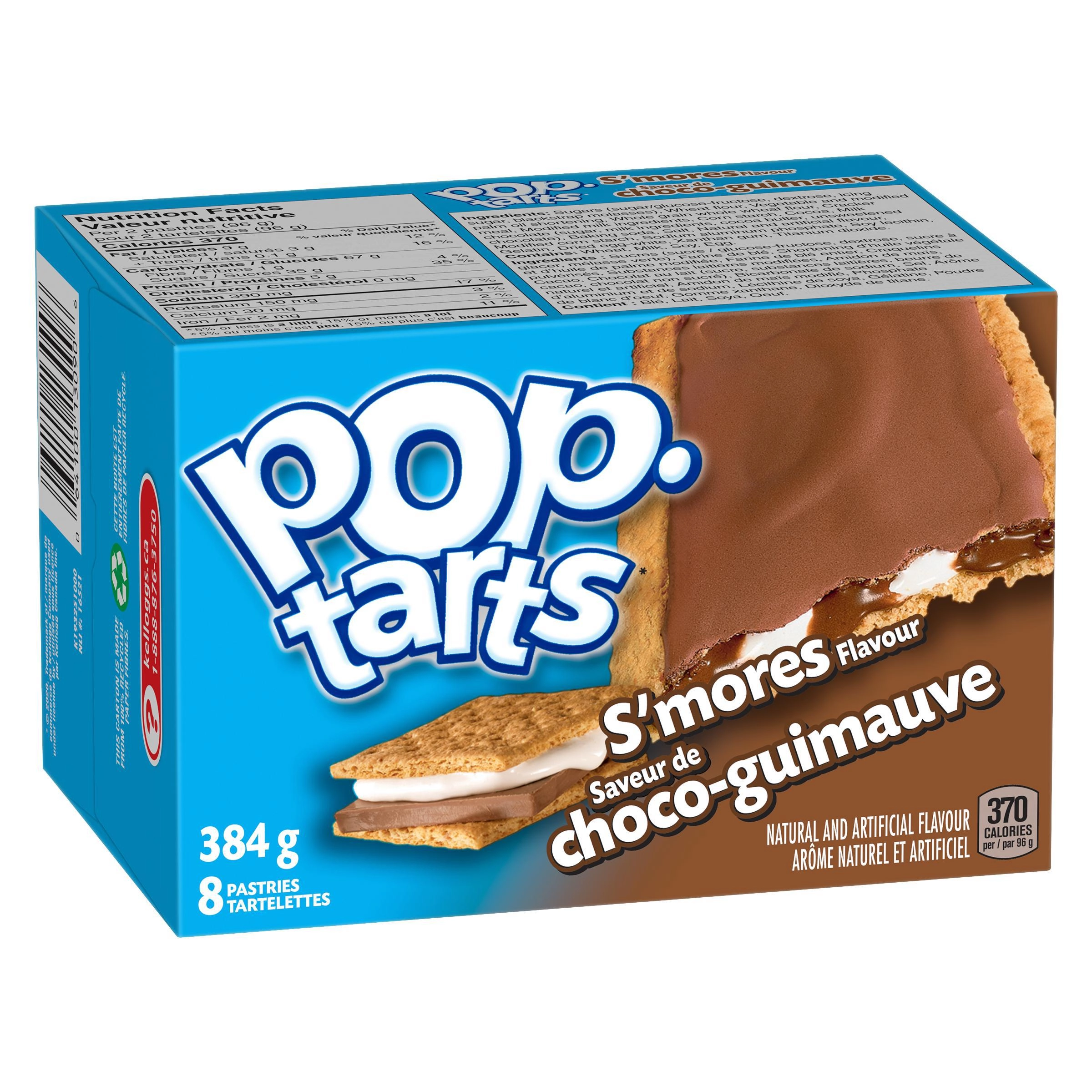 Pop-Tarts Kellogg's Pop-Tarts Toaster Pastries, S'mores 384g - 8 Pastries - Image 6