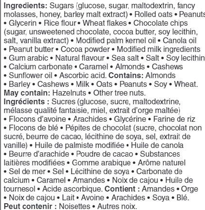 Great Value Sweet & Salty Chocolate & Peanut Butter Chewy Nut Bars - Image 3