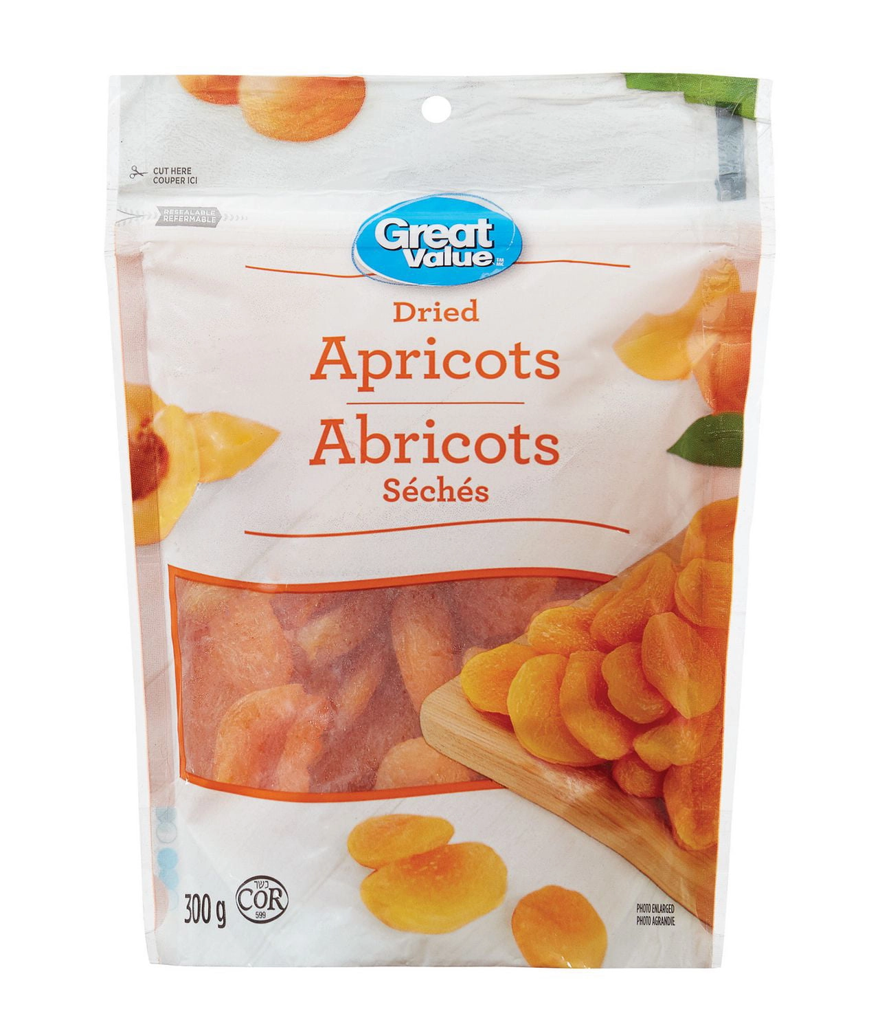 Great Value Dried Apricots 300g