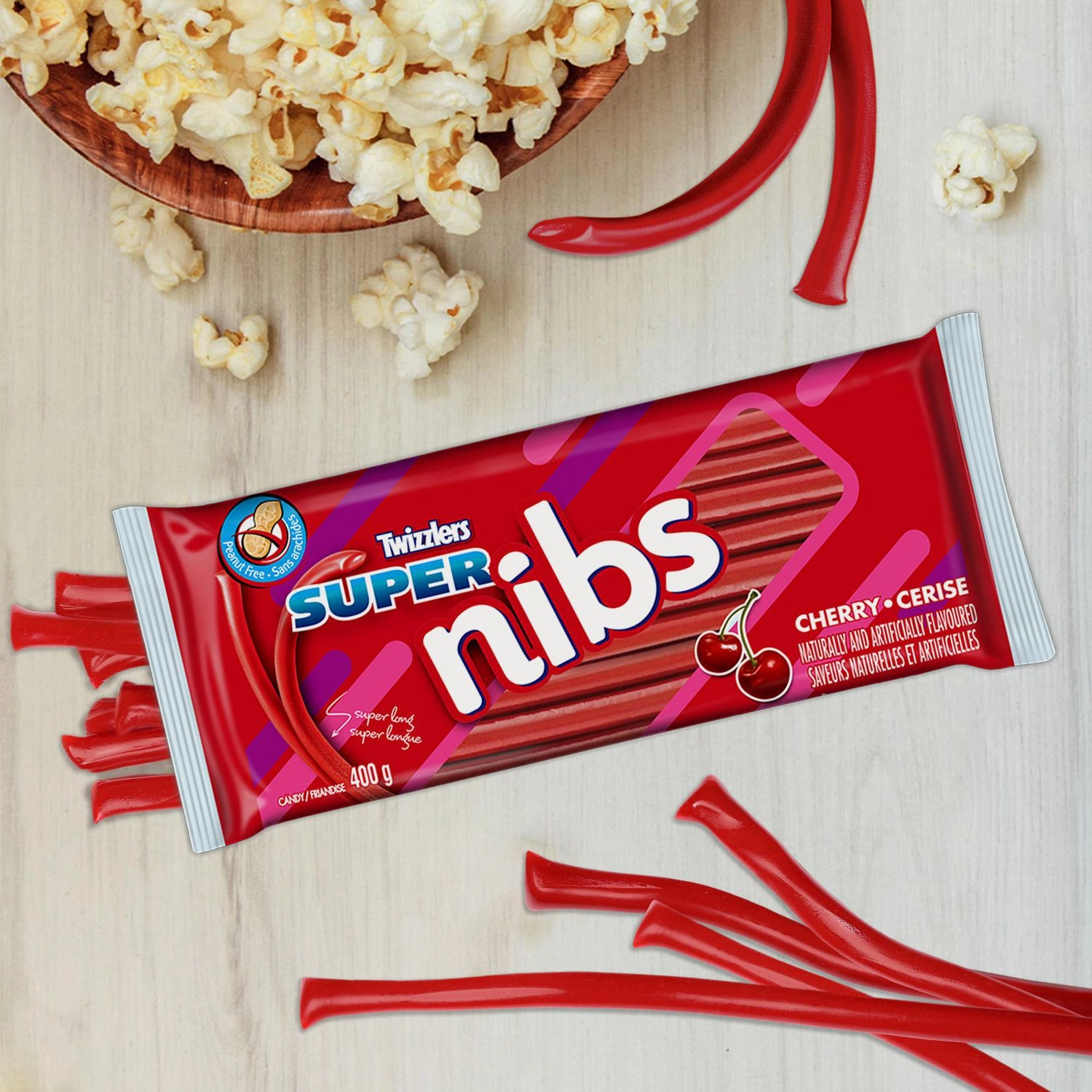 Twizzlers Super Nibs Cherry Candy 400g - Image 5