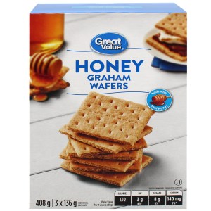 Great Value Honey Graham Wafers 408g