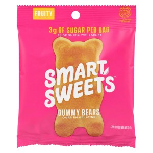 SmartSweets Fruity Gummy Bears, 50g Pouch