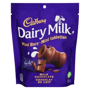 Cadbury Dairy Milk Mini Chocolate Bars, 8 Count, 152g