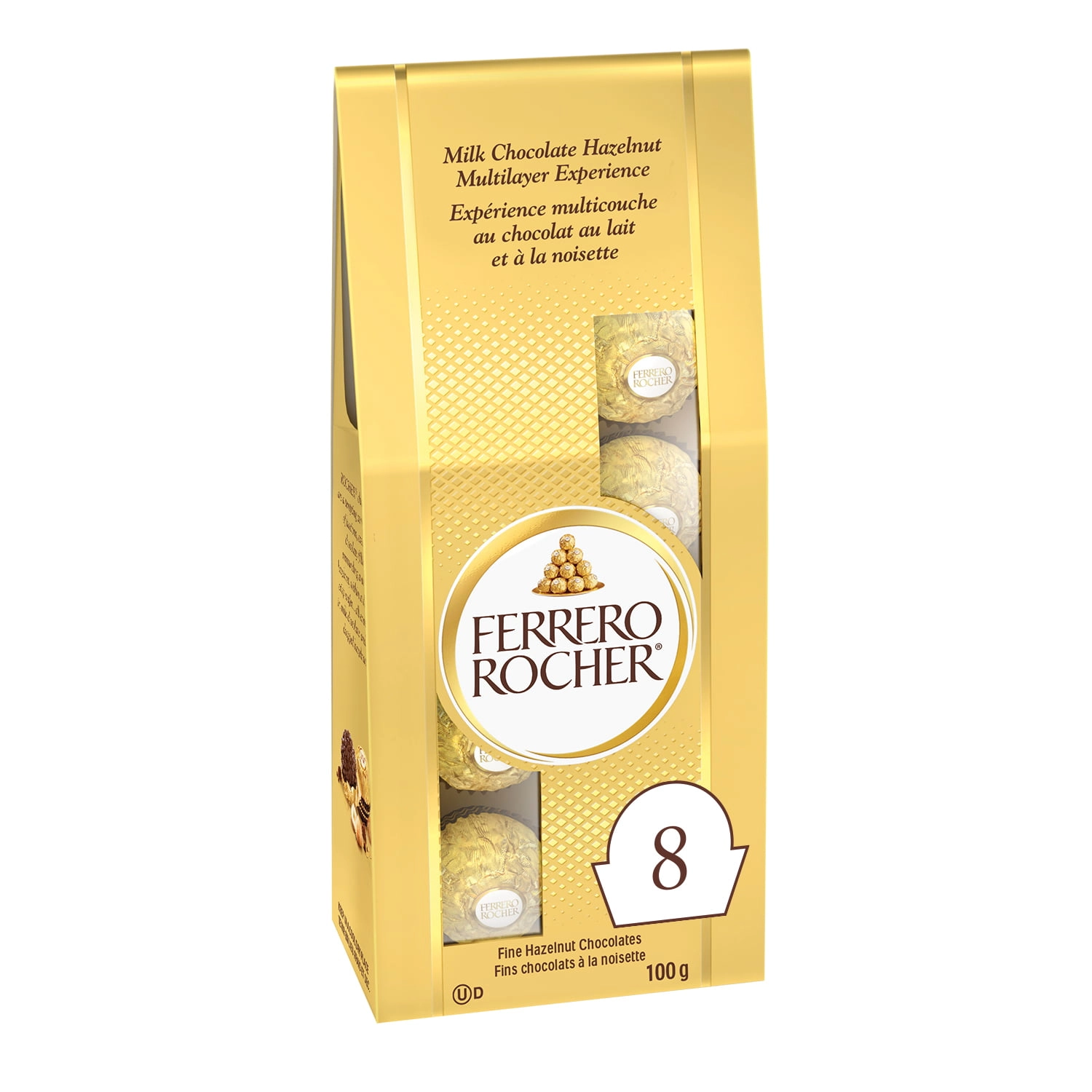 Ferrero Rocher Fine Hazelnut Milk Chocolate 100g - Image 2