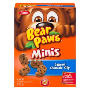 Bear Paws Minis Oatmeal & Chocolate Chip Cookies