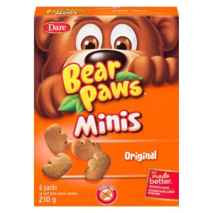 Bear Paws Minis Original Cookies
