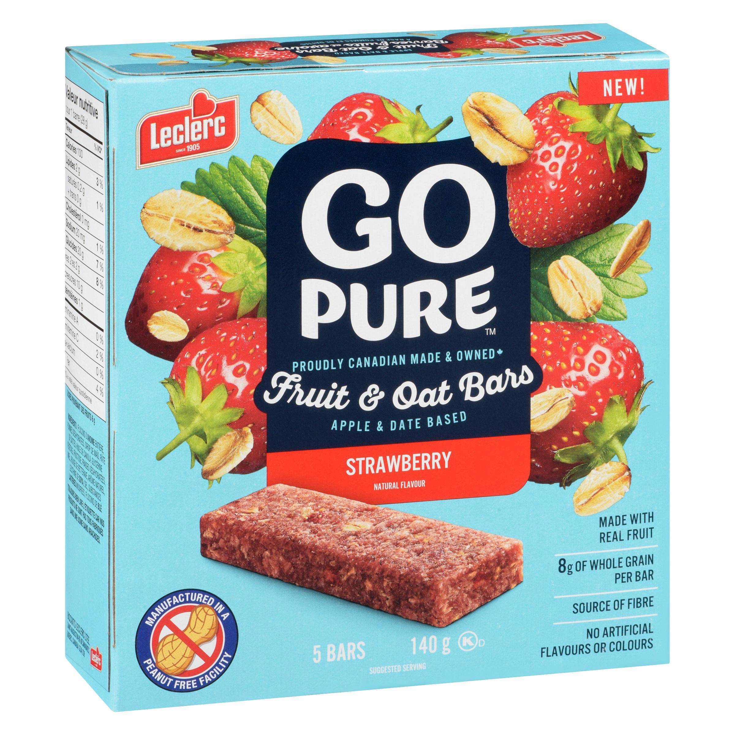 Go Pure Strawberry Fruit & Oat Bars 140g - Image 6