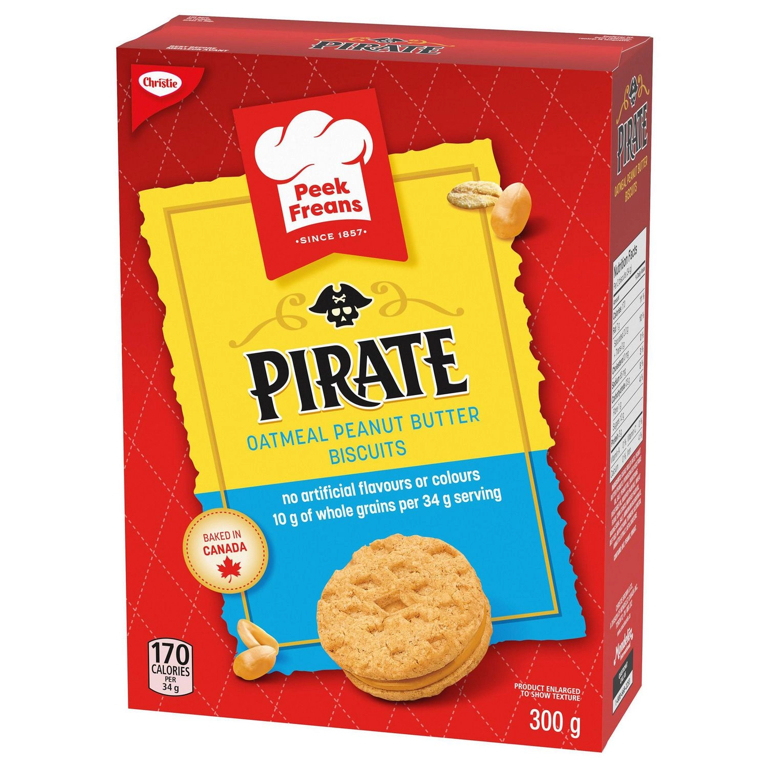Peek Freans Pirate Oatmeal Peanut Butter Cookies, 300g - Image 8