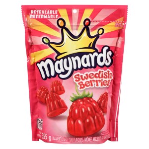Maynards Swedish Berries Gummy Candy, 355g