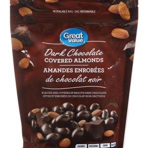 Great Value Dark Chocolate Covered Almonds 340g