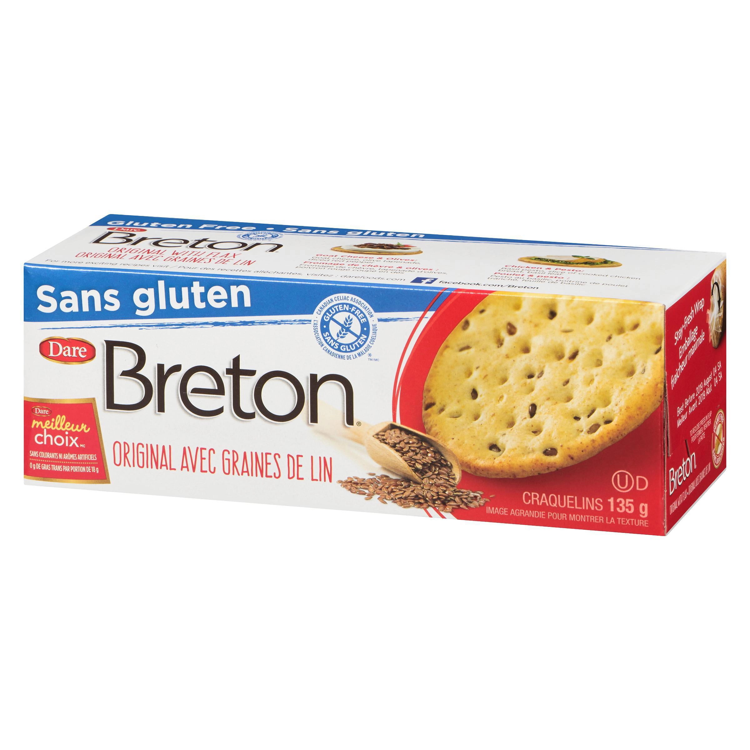 Breton Gluten Free Original with Flax Crackers - Image 8