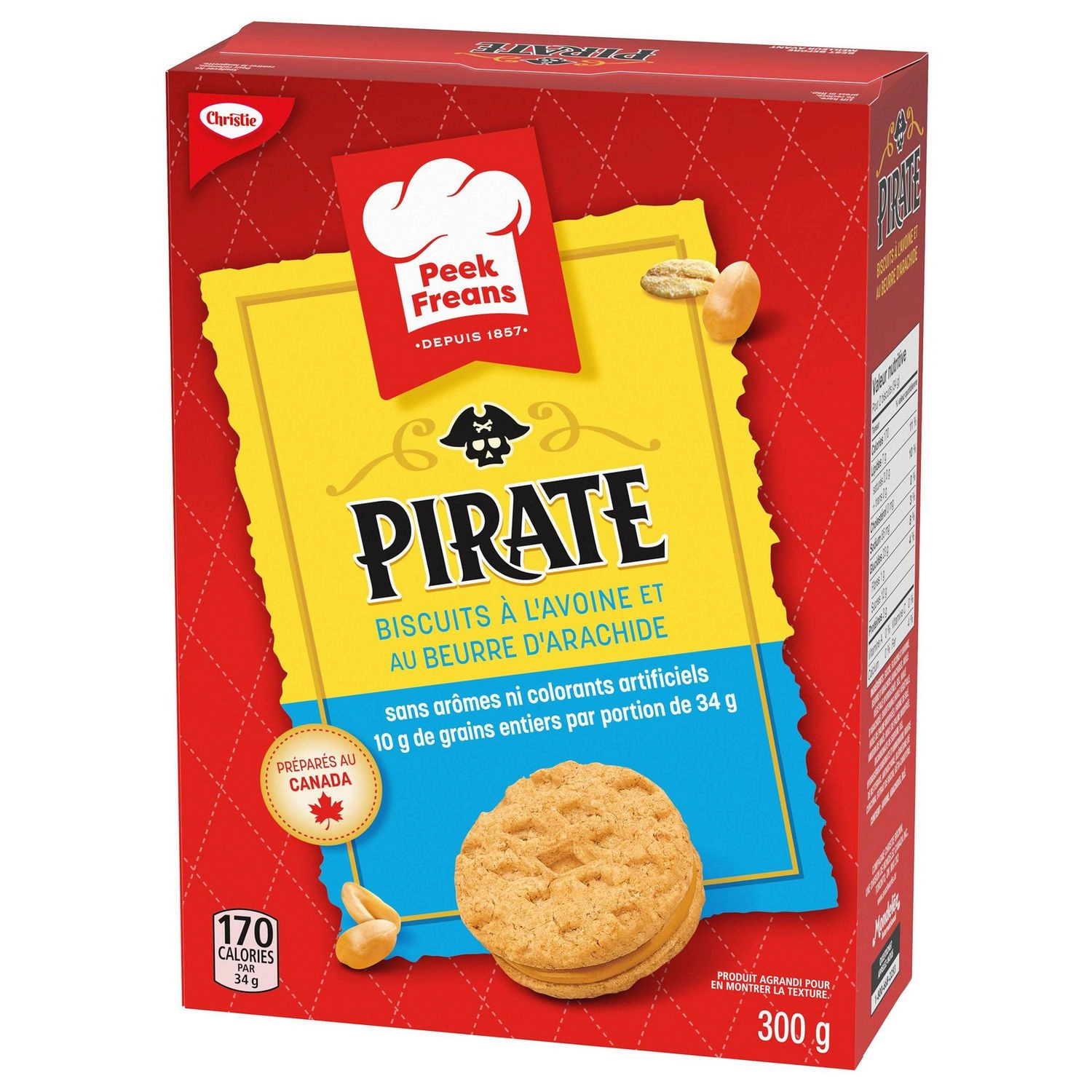 Peek Freans Pirate Oatmeal Peanut Butter Cookies, 300g - Image 7