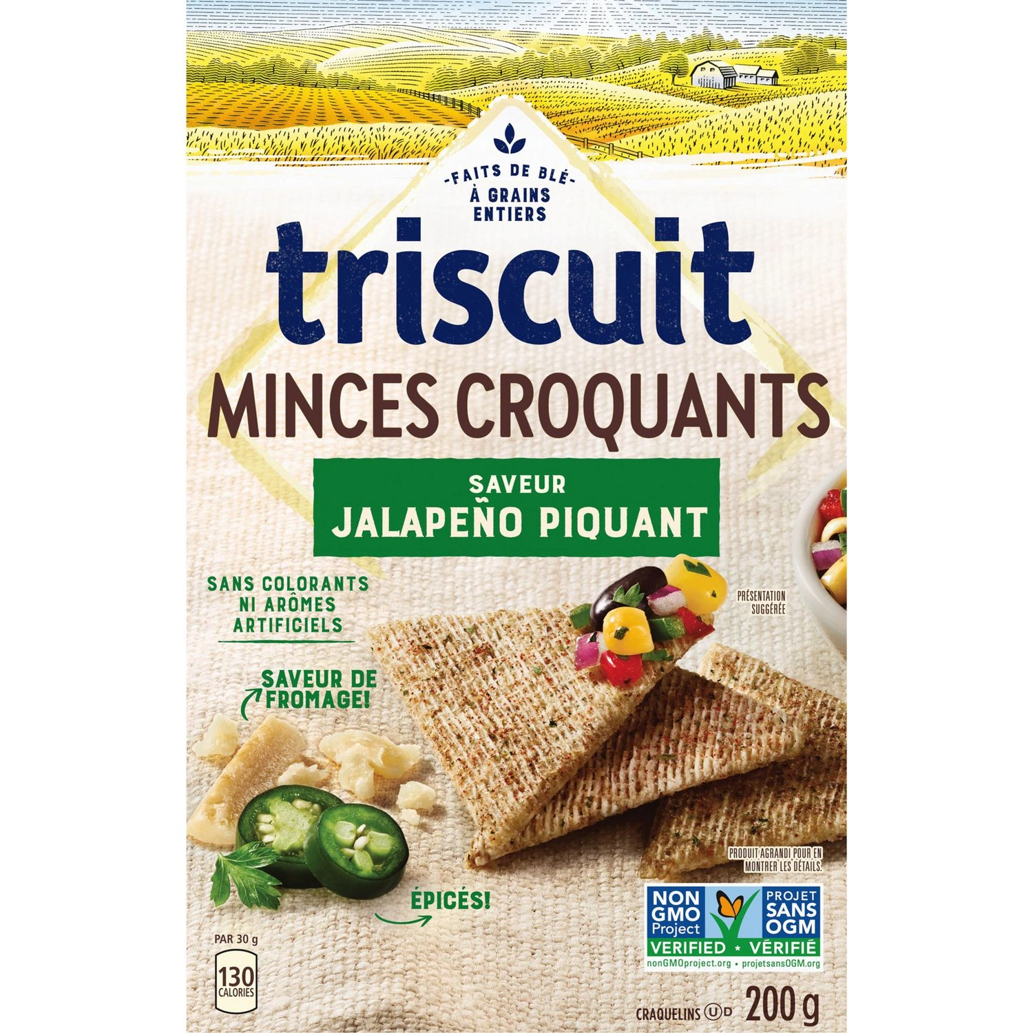 Triscuit Thin Crisps Zesty Jalapeño Crackers - Image 4