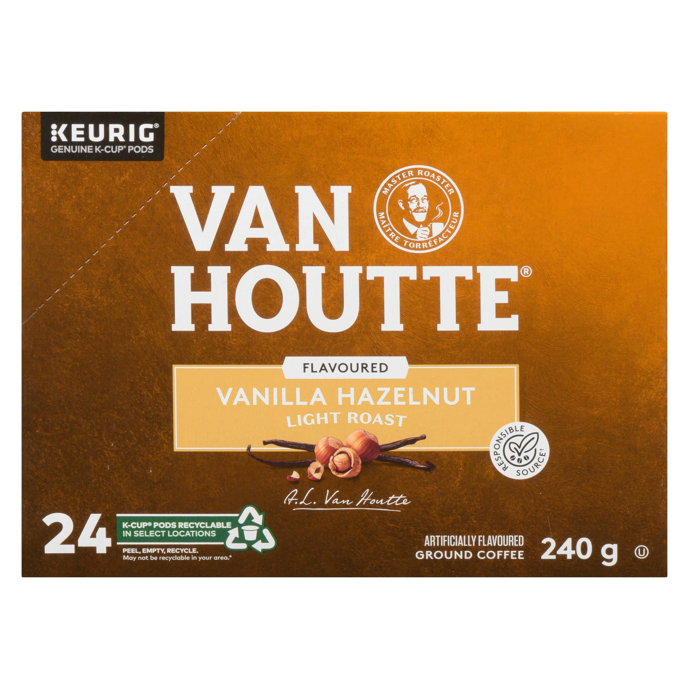 Van Houtte Vanilla Hazelnut K-Cup Coffee Pods, Light Roast, 24 Count - Image 2