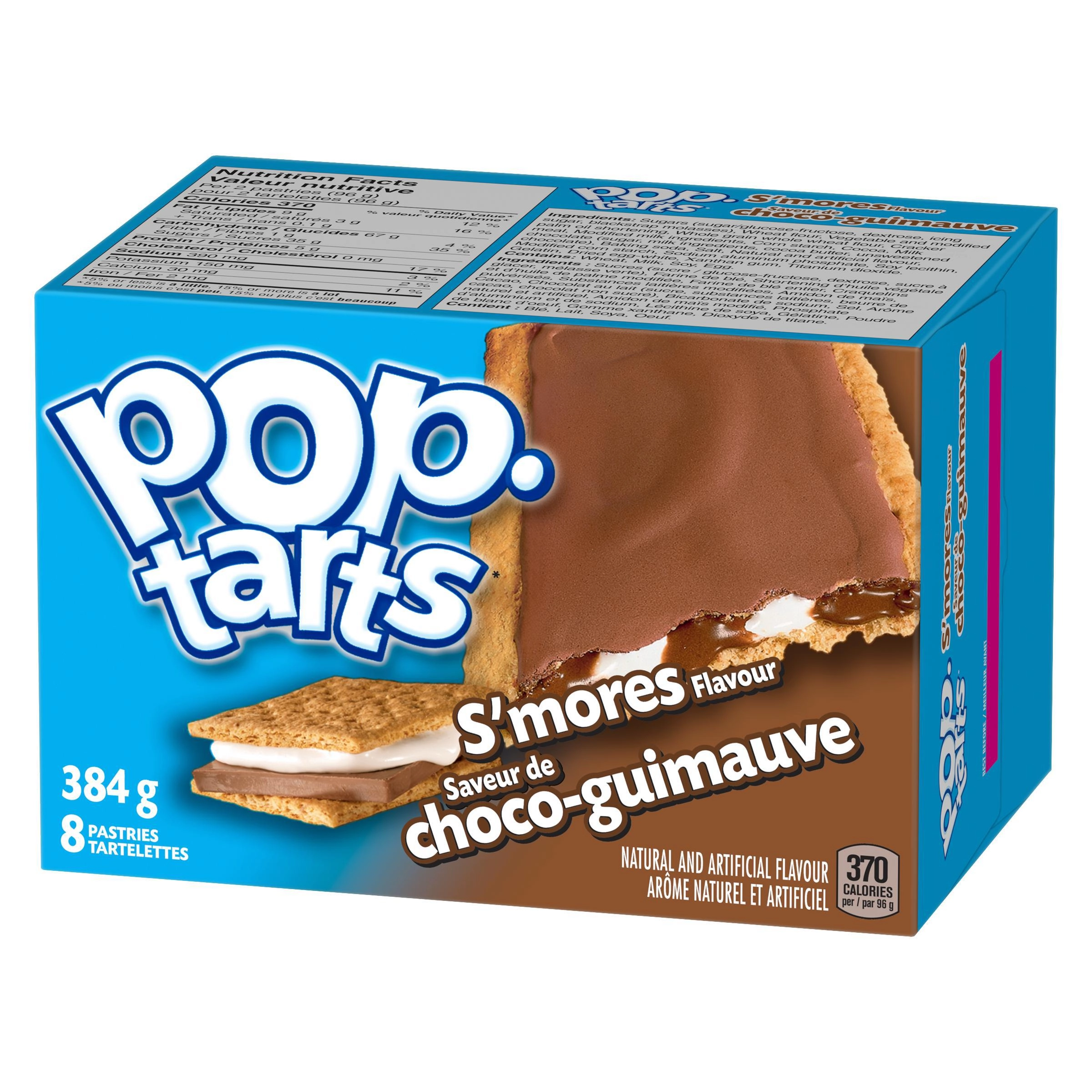Pop-Tarts Kellogg's Pop-Tarts Toaster Pastries, S'mores 384g - 8 Pastries - Image 7