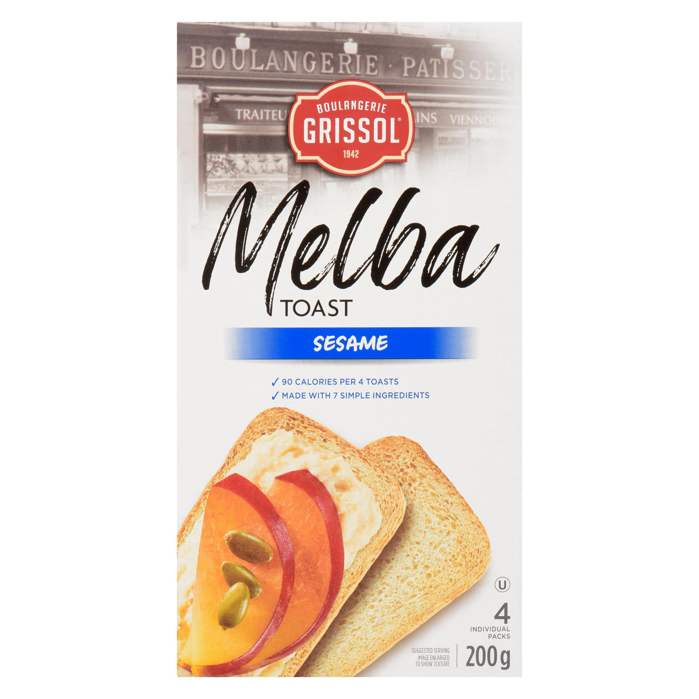 Boulangerie Grissol Melba Toast Sesame - Image 2