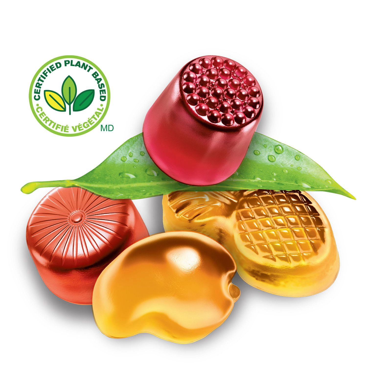 Real Fruit Gummies Tropical Candy - Image 2