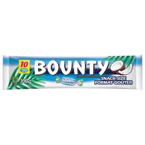 Bounty Coconut Milk Chocolate Minis, 10 Pack, 100g