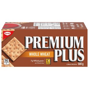 Premium Plus Whole Wheat Crackers 500g