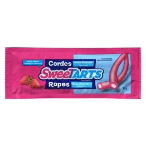 SweeTarts Sweetarts Ropes Tangy Strawberry Soft & Chewy Candy 51g