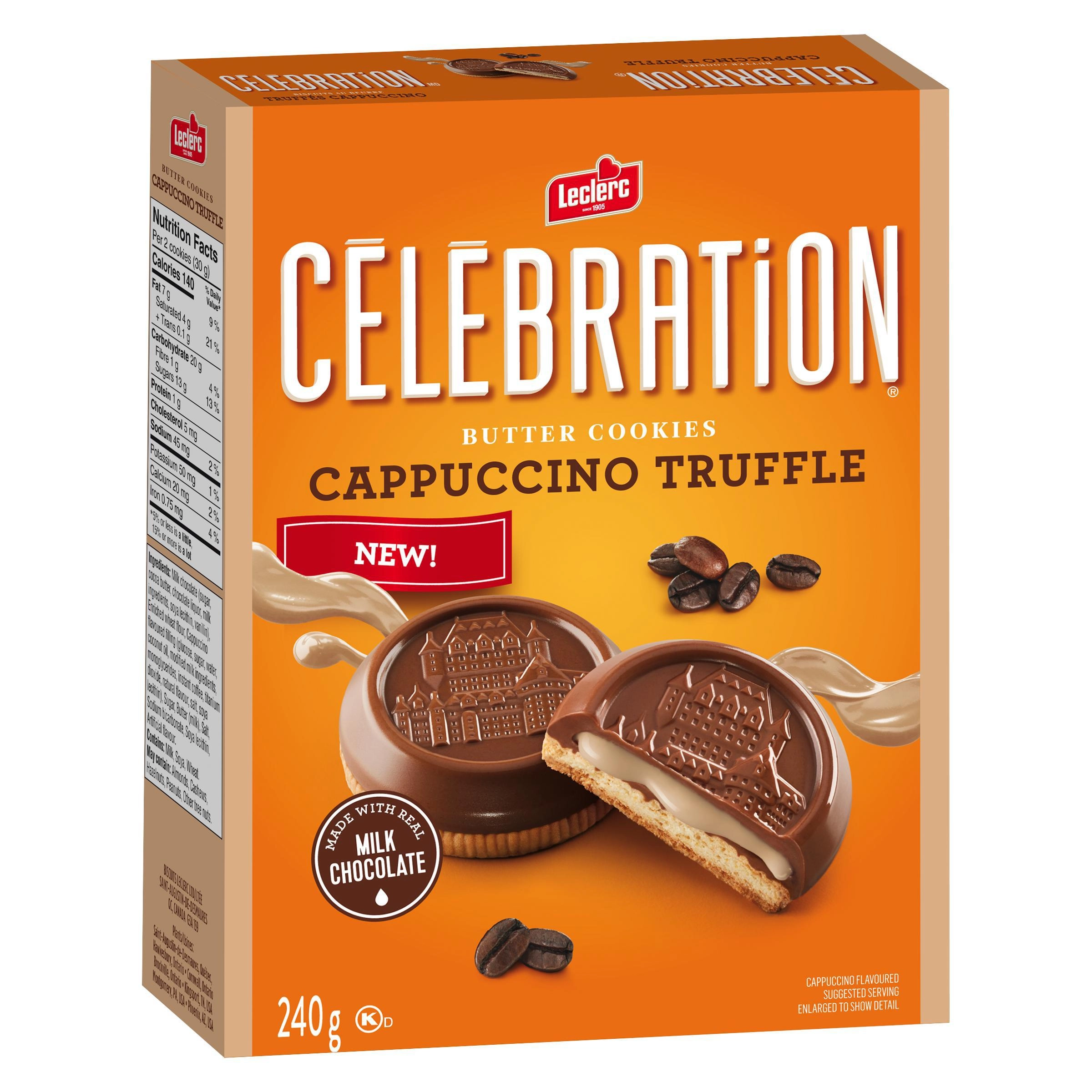 Leclerc Celebration Cappuccino Truffle Milk Chocolate Cookie - Image 5