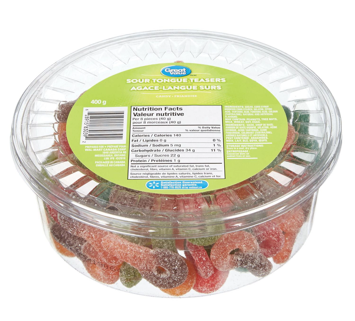 Great Value Sour Tongue Teasers 400g - Image 2