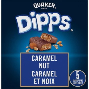 DIPPS Quaker Dipps Granola Bars – Caramel Nut 156g