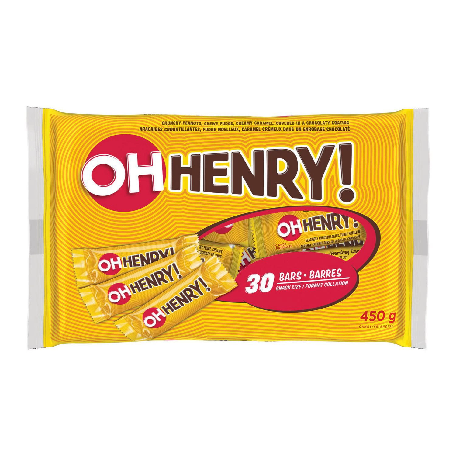 OH HENRY! Snack Sized Halloween Candy 450g