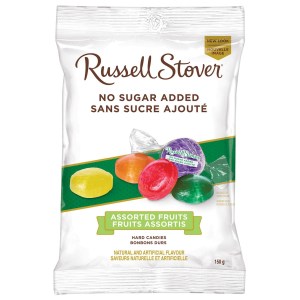 Russell Stover No Sugar Added Assorted Fruit Hard Candy, 150-Gram Bag