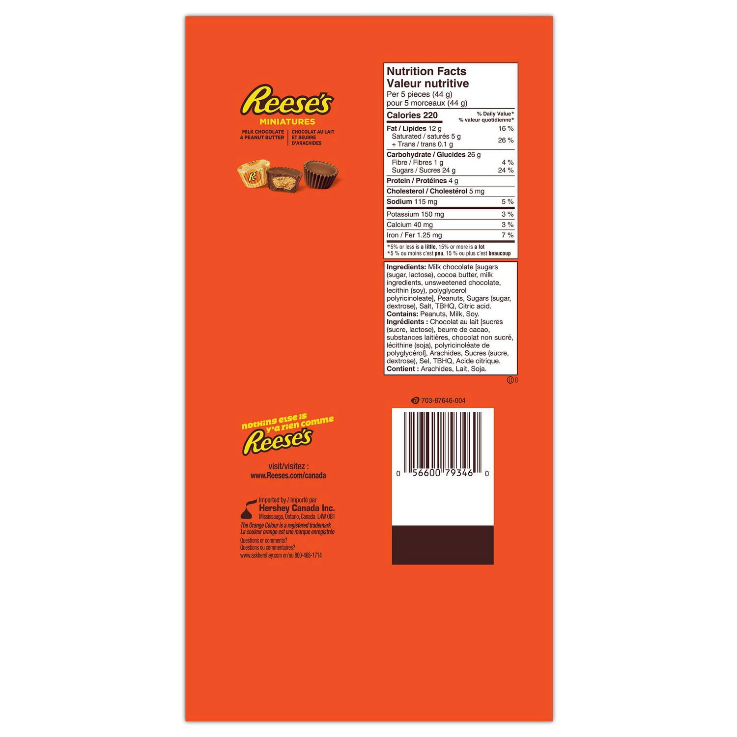 Reese's Miniatures Peanut Butter Cups Candy 900g - Image 4