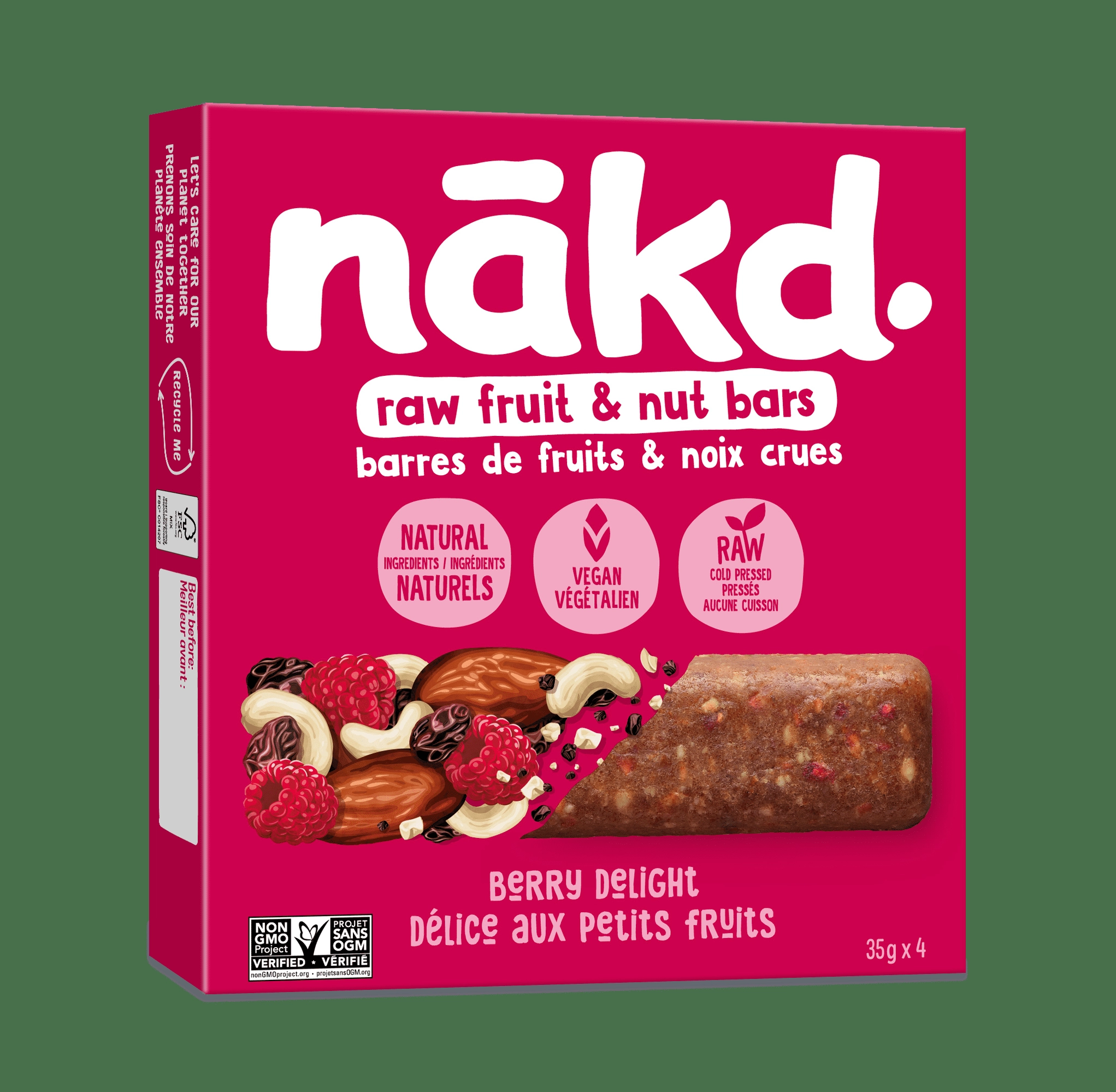 Naked Berry Delight Raw Bar