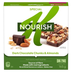 Special K Nuts & Grain Dark Chocolate Chunks & Almonds Chewy Bars 165g