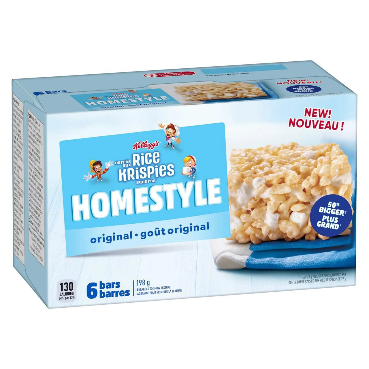 RKSB Homestyle Original 198g Rice Krispies Squares Bars - Image 3