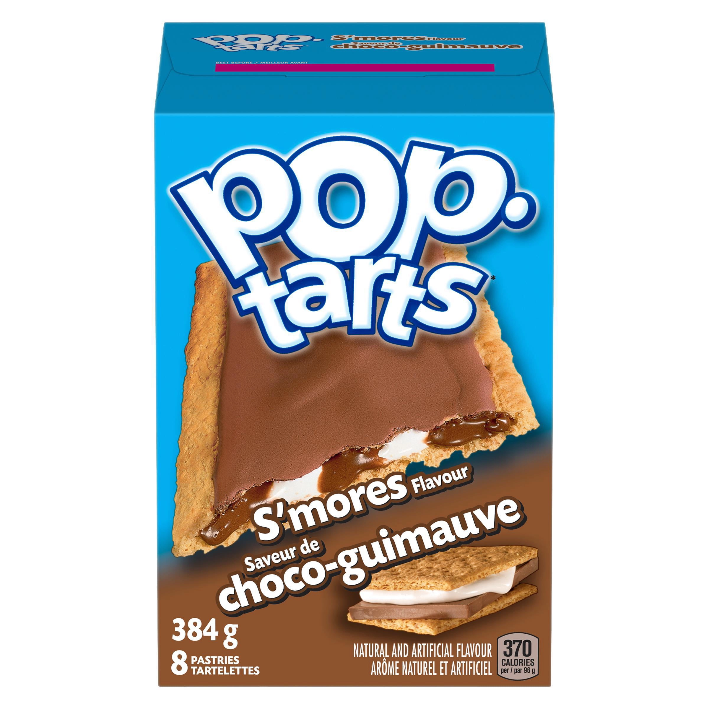 Pop-Tarts Kellogg's Pop-Tarts Toaster Pastries, S'mores 384g - 8 Pastries