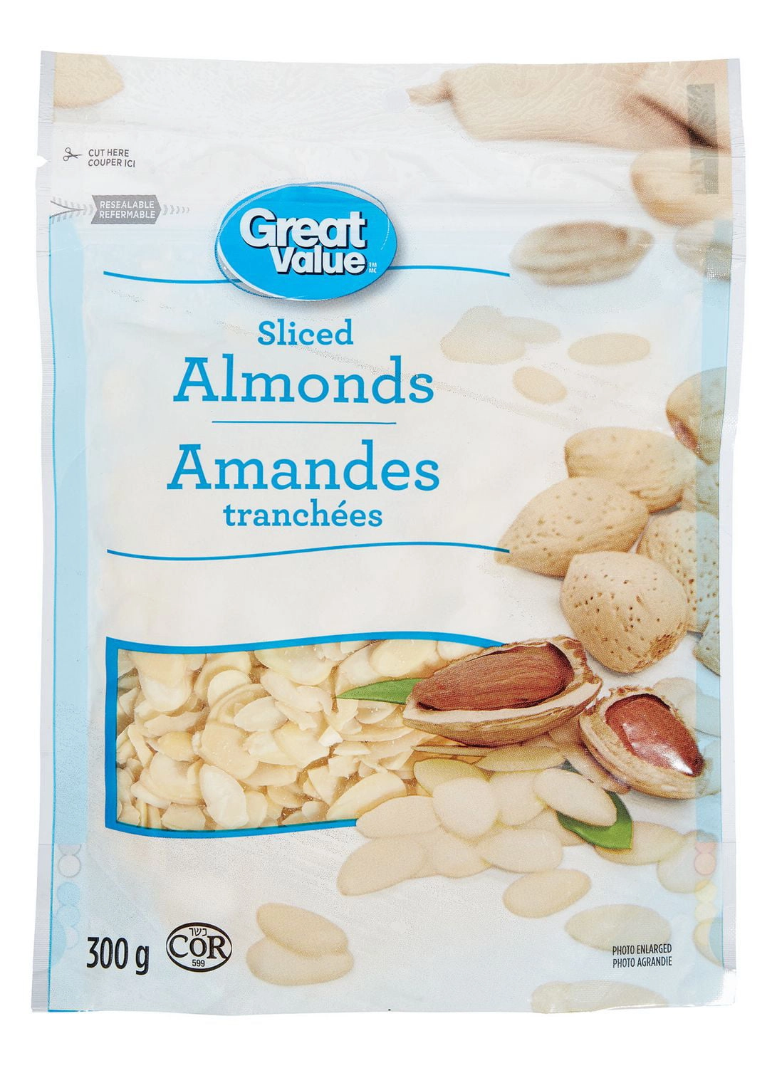Great Value Sliced Almonds 300g