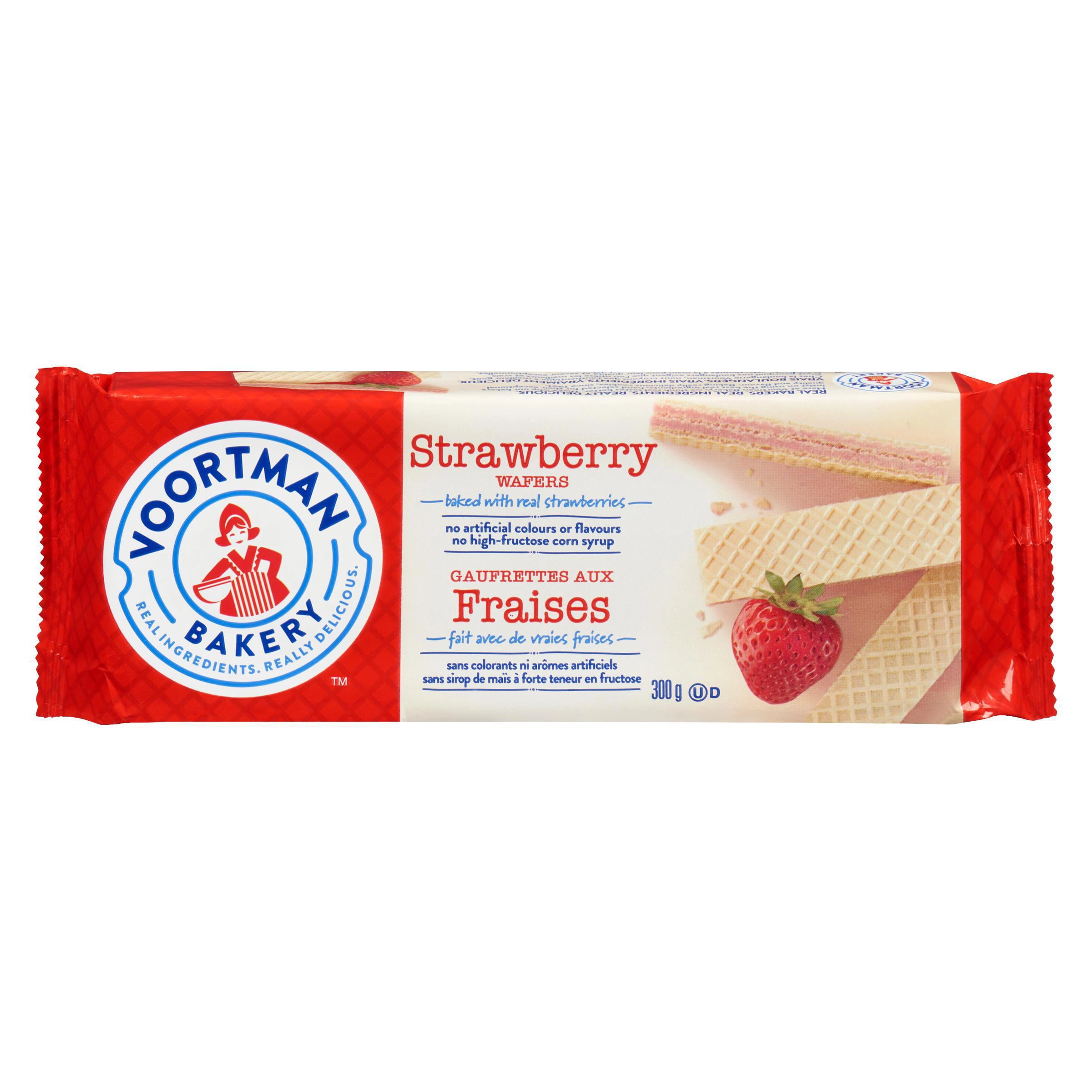 Voortman Bakery Strawberry Wafer Cookies 300g