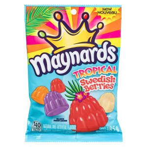 Maynards Sweedish Berry Tropical Candy, 185G