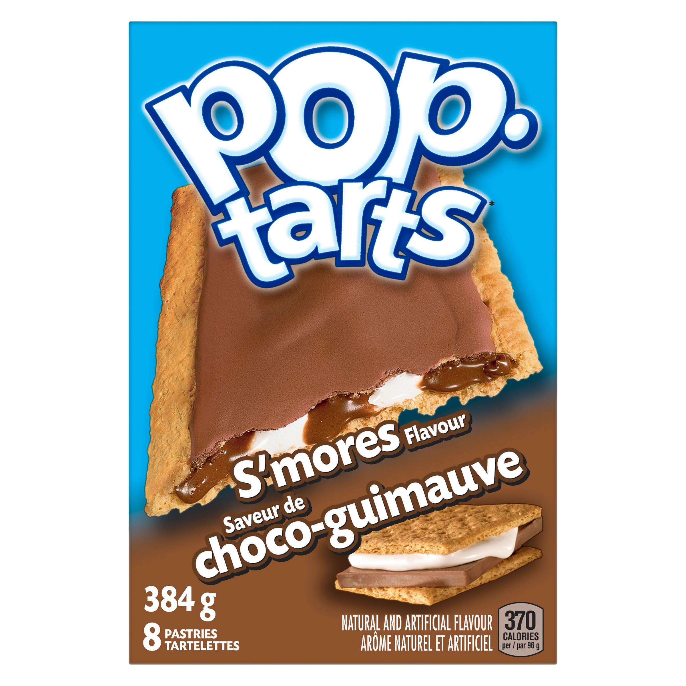 Pop-Tarts Kellogg's Pop-Tarts Toaster Pastries, S'mores 384g - 8 Pastries - Image 2