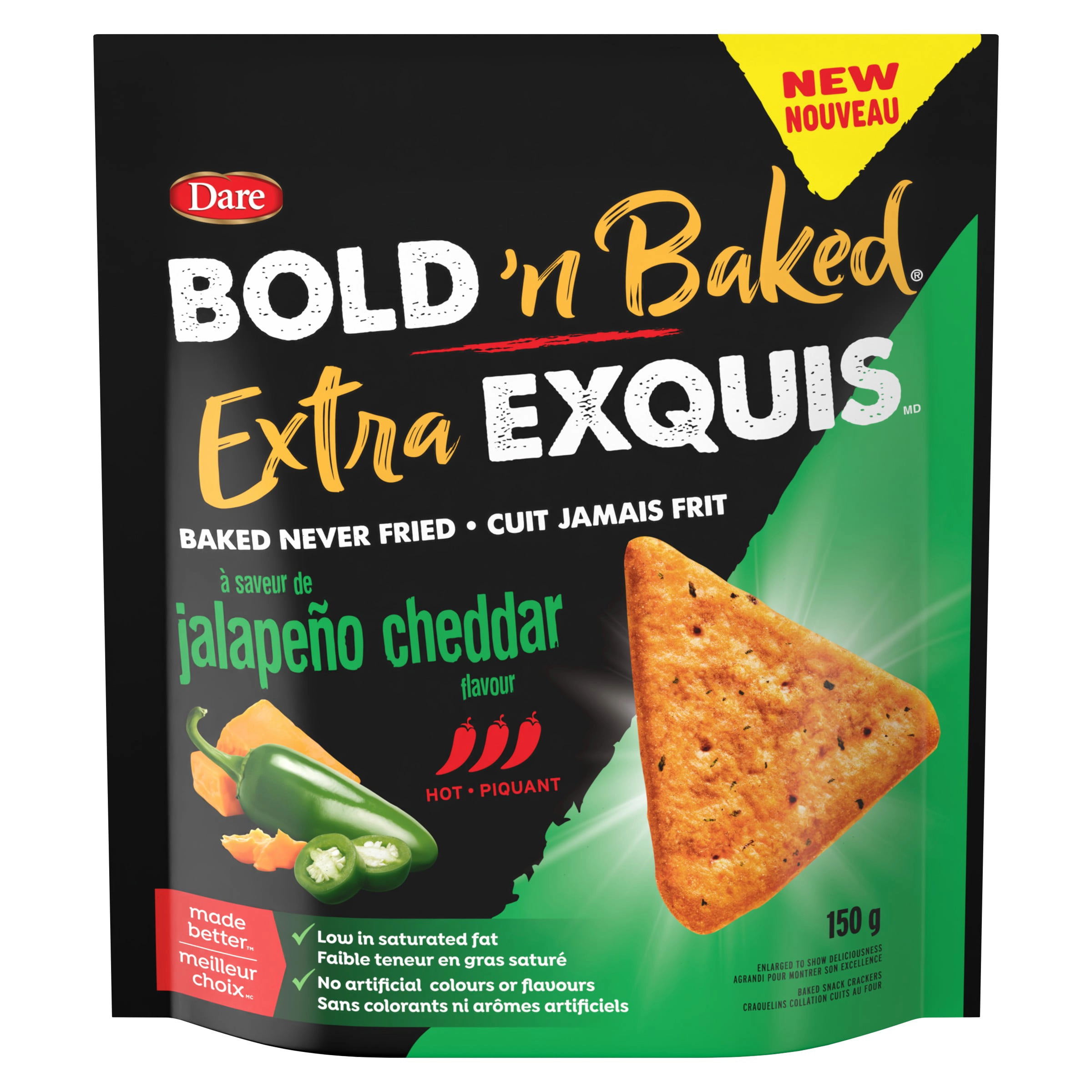 Dare Bold 'n Baked Jalapeño Cheddar Crackers