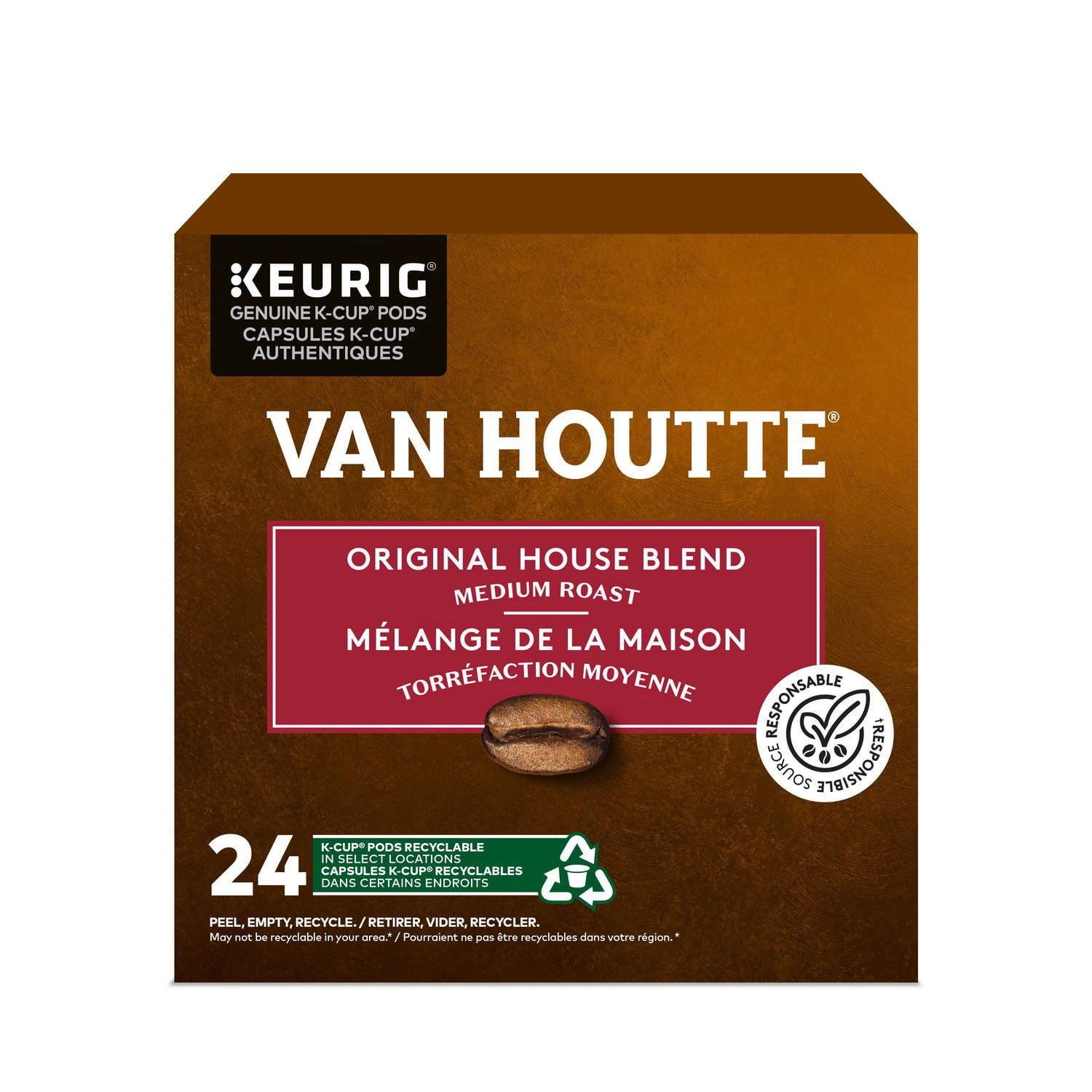 Van Houtte Original House Blend K-Cup Coffee Pods, 24 Count